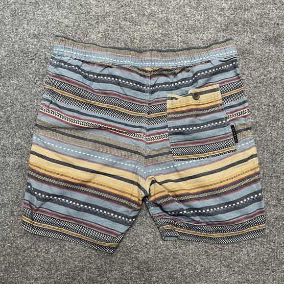 Vissla Mens Striped Multicolor Swim Shorts S/Ch - Picture 5 of 6